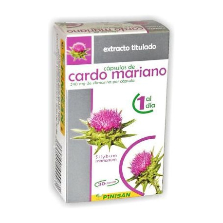 EXTRACTO TITULADO CARDO MARIANO 30 Cápsulas - Pinisan