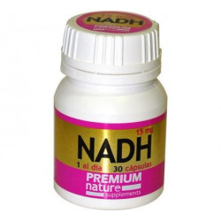 NADH 15 mg Premium Nature 30 Cápsulas - Pinisan