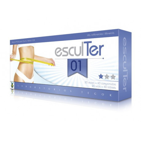 esculter 1 20 viales+40 comprimidos tegor