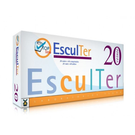 esculter 2 20 viales+40 comprimidos tegor