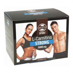 L-Carnitina Strong  3000rmil Sport mg 20 ampollas  15 ml - Natu