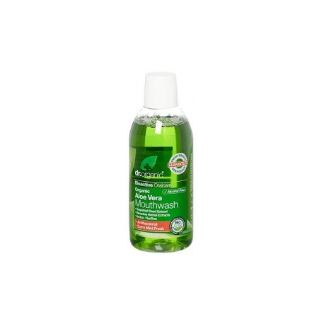 Dr Organic Aloe Vera Mouthwash - Enjuegue Bucal 500 ml