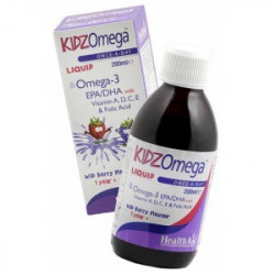 KidzOmega Líquido - 200 ml - Health Aid