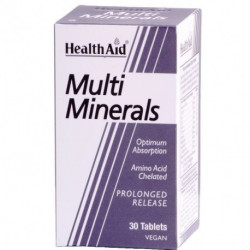 Multiminerales - 30 comp - Health Aid