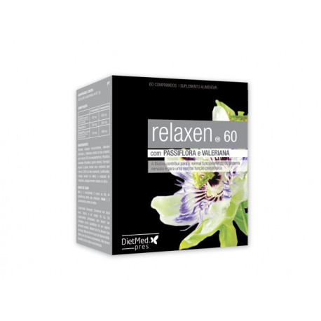 Relaxen Valeriana y Pasiflora - 60 comp - Dietmed