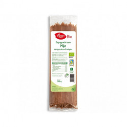 Espaguetis con Mijo Bio, 500 g ( EL GRANERO )