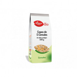 Copos de 5 Cereales Bio, 500 g ( EL GRANERO )